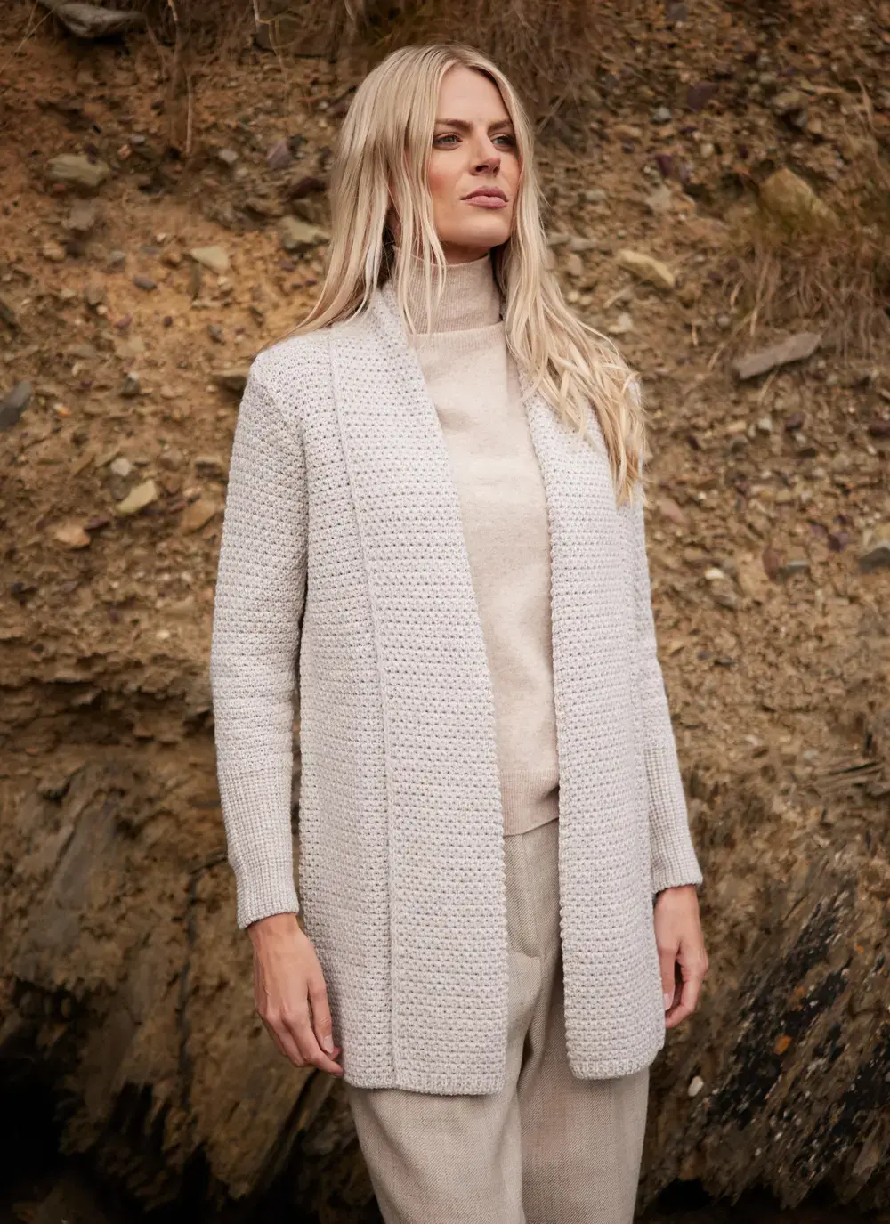 Kilcoole Textured Coatigan